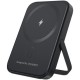 Батарея универсальная Choetech Magnetic Wireless 5000mAh 20W, PD, Qi-15W, USB-C In/Out, with holder, Black