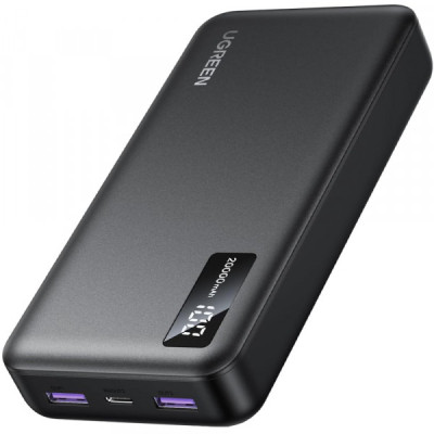 Батарея універсальна Ugreen 20000 mAh 22,5 W PD, 2xUSB-A, 2xUSB-C Black (PB312) (25683)