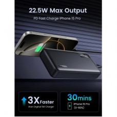 Батарея універсальна Ugreen 20000 mAh 22,5 W PD, 2xUSB-A, 2xUSB-C Black (PB312) (25683) - Фото