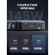 Батарея універсальна Ugreen 25000 mAh 145W PD/3.0, QC/3.0, наскр. жив. 65Вт (PB205) (90597A)