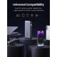 Батарея універсальна Ugreen 25000 mAh 145W PD/3.0, QC/3.0, наскр. жив. 65Вт (PB205) (90597A)