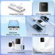 Батарея універсальна Vention 10000 mAh 22.5 W 3 A PD, Built-in USB-C+Lightning Cables, White (FHOW0)
