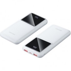 Батарея універсальна Vention 10000 mAh 22.5 W 3 A PD, QC/3.0, LED Display, White (FHKW0) - Фото
