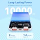 Батарея універсальна Vention 10000 mAh 22.5 W 3 A PD, QC/3.0, LED Display, White (FHKW0)