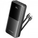 Батарея універсальна Vention 20000 mAh 22.5 W 3 A PD, Built-in USB-C+Lightning Cables, Black (FHPB0)
