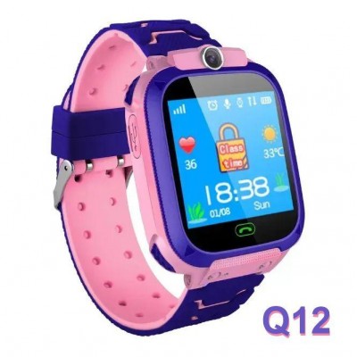 Детские смарт-часы Q12 Pink