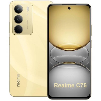 Водонепроницаемый телефон Realme C75 8/128GB Lightning Gold IP69 (реалми С75)