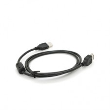 Дата кабель USB 2.0 AM/AF 1.0m ferrite black Voltronic (YT-AM/AF-1.0B) - Фото