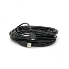 Дата кабель USB 2.0 AM/AF 10.0m ferrite black Voltronic (YT-AM/AF-10BL) - Фото