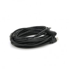 Дата кабель USB 2.0 AM/AF 10.0m ferrite black Voltronic (YT-AM/AF-10BL) - Фото
