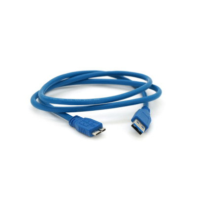 Дата кабель USB 3.0 AM to Micro B 1.0m blue Voltronic (YT-3.0AM/Micro-B-1.0BL)