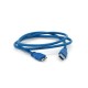 Дата кабель USB 3.0 AM to Micro B 1.0m blue Voltronic (YT-3.0AM/Micro-B-1.0BL)
