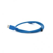 Дата кабель USB 3.0 AM/AM 0.6m Blue Voltronic (YT-3.0AM+AM-0.6) - Фото