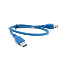 Дата кабель USB 3.0 AM/AM 0.6m Blue Voltronic (YT-3.0AM+AM-0.6) - Фото