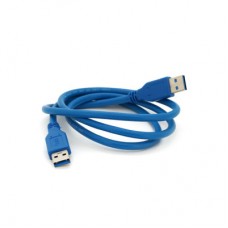 Дата кабель USB 3.0 AM/AM 1.0m Blue Voltronic (YT-3.0AM+AM-1.0) - Фото