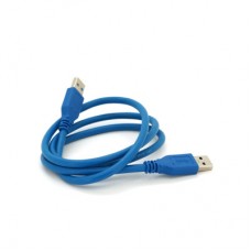 Дата кабель USB 3.0 AM/AM 1.0m Blue Voltronic (YT-3.0AM+AM-1.0) - Фото