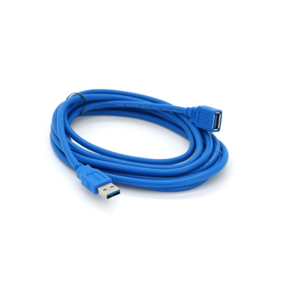 Дата кабель USB 3.0 AM/AF 3.0m blue Voltronic (YT-3.0AM/AF-3.0BL)