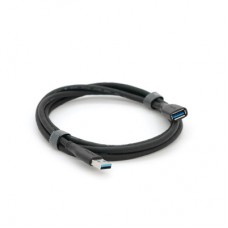 Дата кабель USB 3.0 AM/AF 1.5m black VEGGIEG (YT-3.0AM\AF-1.5BL) - Фото