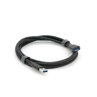 Дата кабель USB 3.0 AM/AF 1.5m black VEGGIEG (YT-3.0AM\AF-1.5BL)