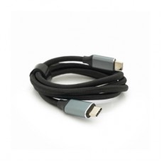 Дата кабель USB-C to USB-C 1.0m USB 3.2 Gen2 100 W 10 Gbps 4K60Hz black Voltronic (YT-TC-TC-B-1m) - Фото