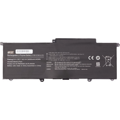 Акумулятор для ноутбука SAMSUNG 900X3B (AA-PLXN4AR) 7.4 V 5400 mAh PowerPlant (NB490189)