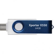 USB флеш накопитель Patriot 64GB Xporter X550 USB 3.2/Type-C (PS64GX550AAD) USB флеш накопитель Patriot 64GB Xporter X550 USB 3.2/Type-C (PS64GX550AAD)