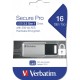 USB флеш накопитель Verbatim 16GB Secure Pro with 256 AES USB 3.2 (98664) USB флеш накопитель Verbatim 16GB Secure Pro with 256 AES USB 3.2 (98664)