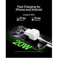 Зарядний пристрій Belkin USB-C PD20W PPS white (WCA009KQWH) - Фото