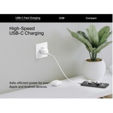 Зарядний пристрій Belkin USB-C PD20W PPS white (WCA009KQWH) - Фото