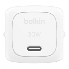 Зарядний пристрій Belkin USB-C PD30W PPS white (WCA008KQWH) - Фото