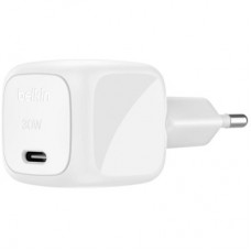 Зарядное устройство Belkin USB-C PD30W PPS + cable USB-C to USB-C 1.0m PVC white (WCA008KQ1MWH-B6) - Фото