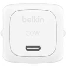 Зарядное устройство Belkin USB-C PD30W PPS + cable USB-C to USB-C 1.0m PVC white (WCA008KQ1MWH-B6) - Фото