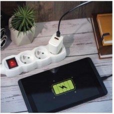 Зарядний пристрій EMOS V02G20 1xUSB-A + 1xUSB-C PD20W GaN (V02G20) - Фото