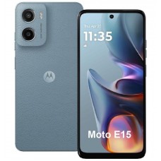Недорогий смартфон Motorola E15 2/64Gb Misty Blue (мото е15) - Фото