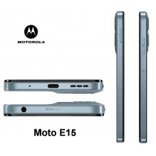 Недорогий смартфон Motorola E15 2/64Gb Misty Blue (мото е15) - Фото