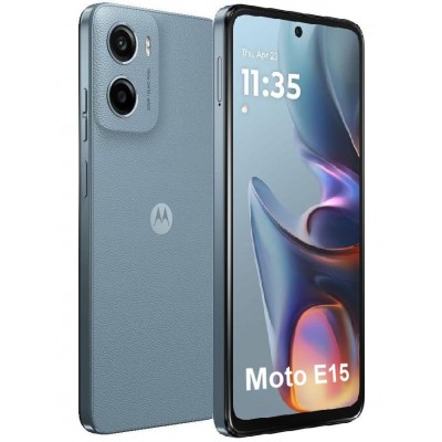 Недорогой смартфон Motorola E15 2/64Gb Misty Blue (мото е15)