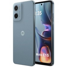Недорогий смартфон Motorola E15 2/64Gb Misty Blue (мото е15) - Фото