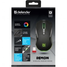 Мишка Defender Demon GM534 Wireless Black (52534) - Фото