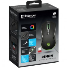 Мишка Defender Demon GM534 Wireless Black (52534) - Фото