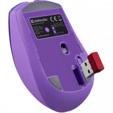 Мышка Defender Mystery MM301 LED Wireless/Bluetooth Violet (52301) - Фото
