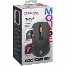 Мышка Defender Nexus MS195 Wireless Black (52195) - Фото