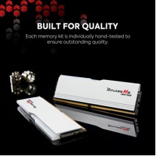 Модуль памяти для компьютера DDR5 32GB (2x16GB) 6000 MHz Ripjaws M5 Neo RGB Matte White G.Skill (F5-6000J3636F16GX2-RM5NRW) - Фото