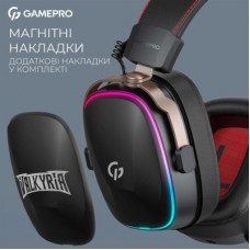 Навушники GamePro Asgard Valkyria RGB Tri-Mod (HSW249B) - Фото