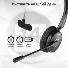 Наушники Promate Engage Black (engage.black) - Фото