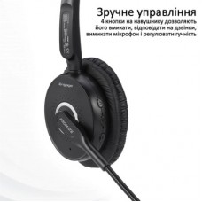 Наушники Promate Engage Black (engage.black) - Фото