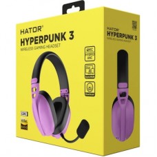 Наушники Hator Hyperpunk 3 Wireless Hi-Res SyncHUB connection Cyber Violet (ESH19) - Фото