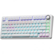 Клавіатура Aula F75 KRGD Red USB UA White (6948391203225) - Фото