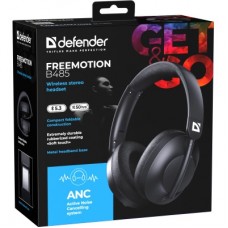 Наушники Defender FreeMotion B485 Bluetooth ANC Black (63485) - Фото