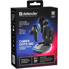 Наушники Defender CyberDots 285 Bluetooth Black (63285) - Фото