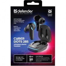 Наушники Defender CyberDots 285 Bluetooth Black (63285) - Фото